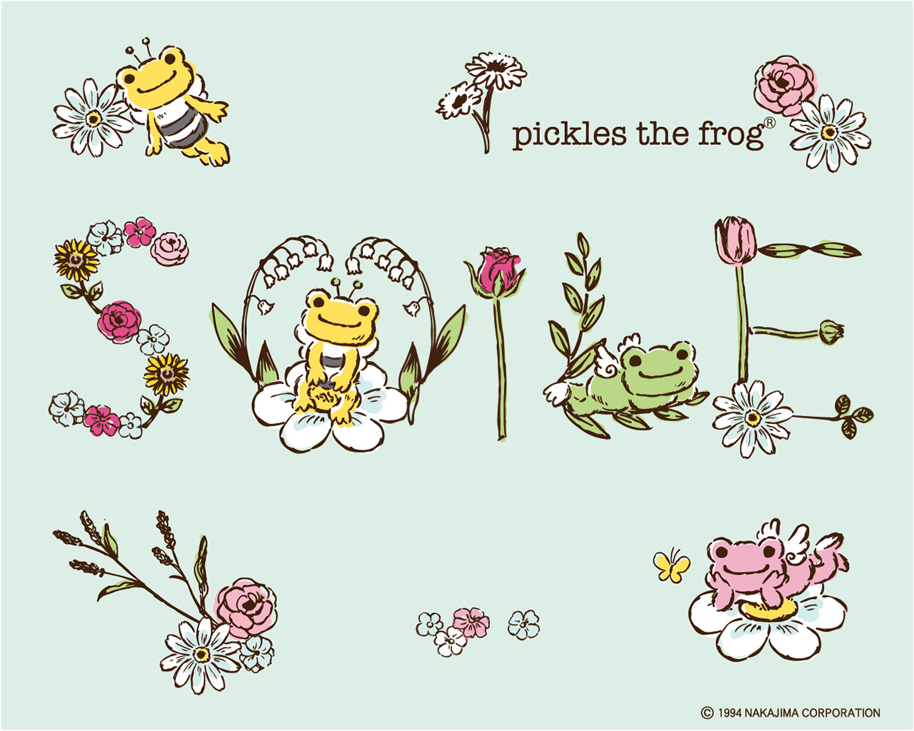 Hp壁紙ダウンロード更新しました かえるのピクルス Picklesthefrog フラワーエンジェル 4月 April かえるのピクルス Pickles Park